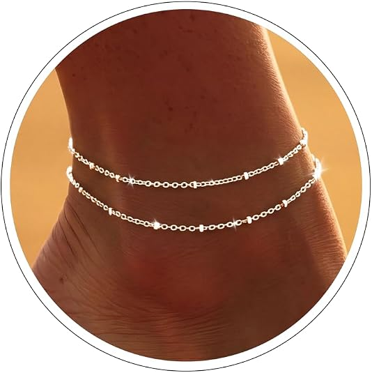 Elegant 14K Gold Plated Anklet