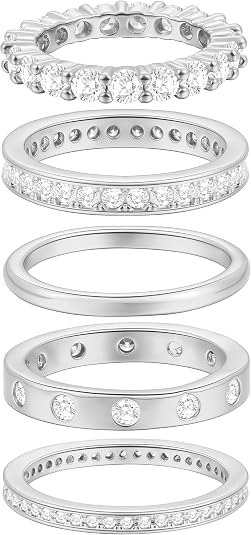 14K Gold Plated Stacking Rings Set